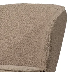 Outlet Wohnen Boucle Esszimmerstühle in Beige - Tiniant (2er Set)