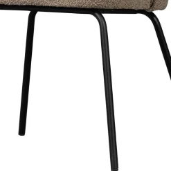 Outlet Wohnen Boucle Esszimmerstühle in Beige - Tiniant (2er Set)