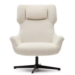 Wohnen Boucle Polstersessel mit Drehgestell - Cacillo