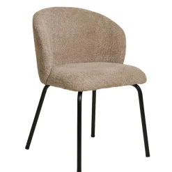 Outlet Wohnen Boucle Polsterstühle in Beige - Runicava (2er Set)
