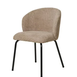 Outlet Wohnen Boucle Polsterstühle in Beige - Runicava (2er Set)