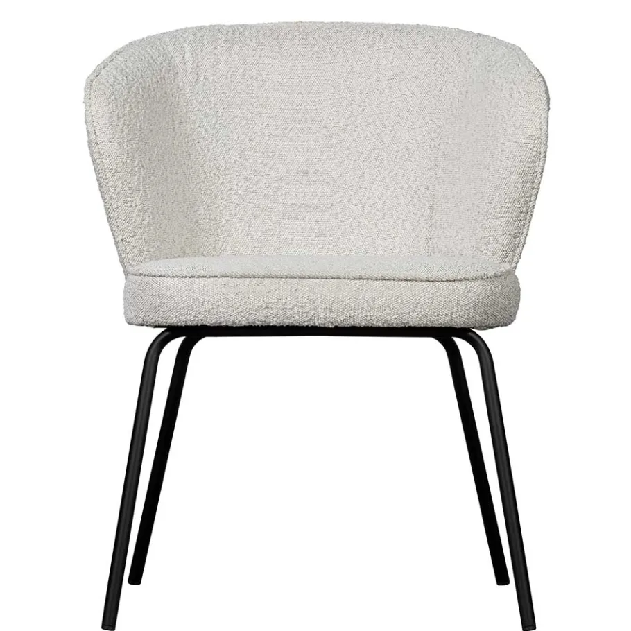 Best Wohnen Boucle Polsterstühle in Creme - Lilis (2er Set)
