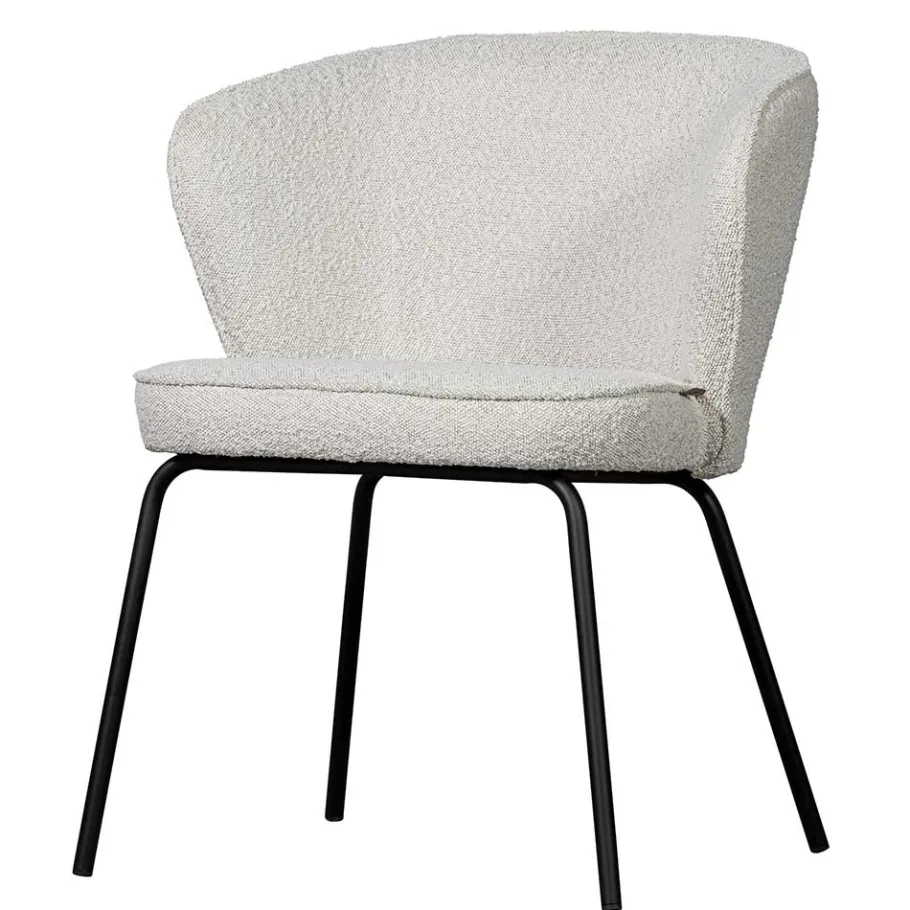 Best Wohnen Boucle Polsterstühle in Creme - Lilis (2er Set)
