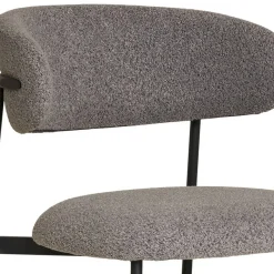 Online Wohnen Boucle Polsterstuhl im Skandi Design - Tornado (2er Set)