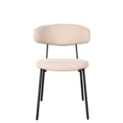 Best Wohnen Boucle Polsterstuhl in Beigegrau - Flair (2er Set)