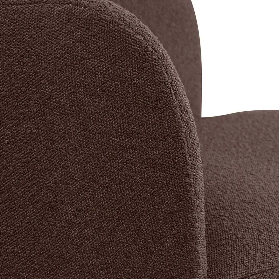 Hot Wohnen Boucle Sofa in Braun - Roma
