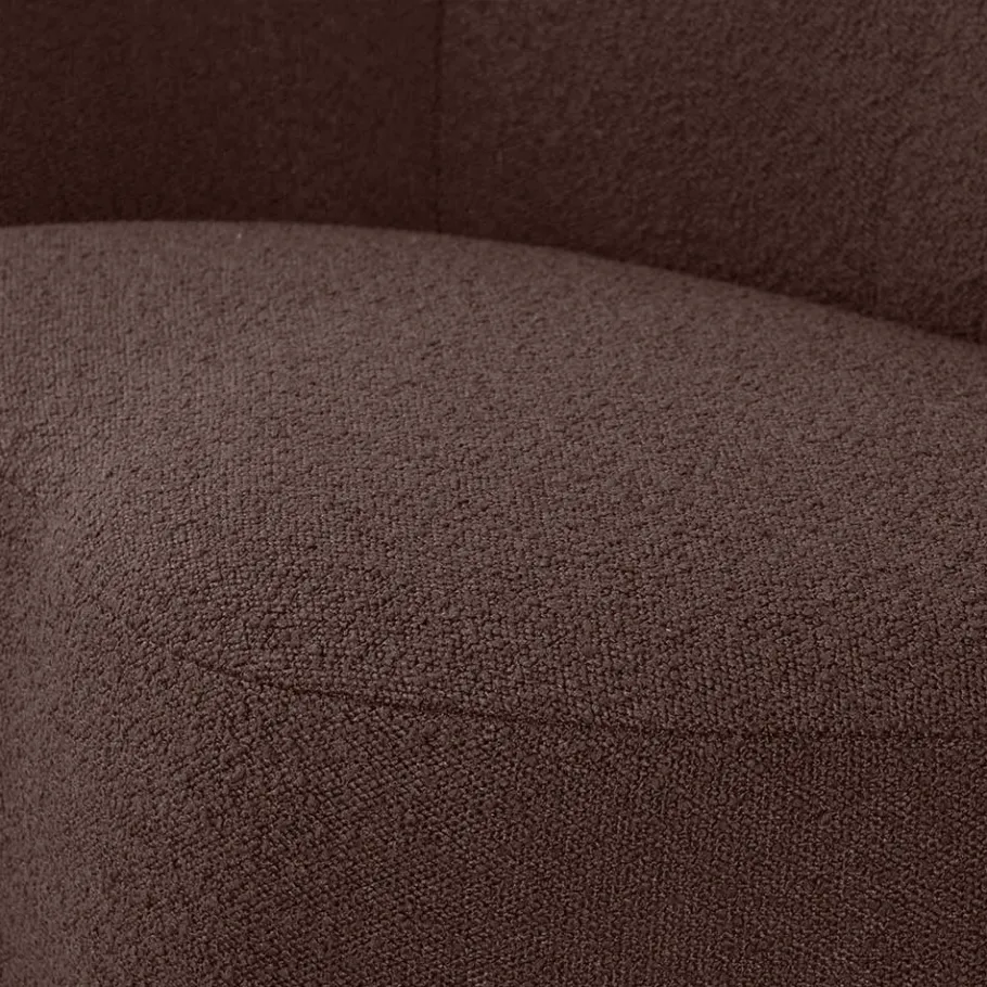 Hot Wohnen Boucle Sofa in Braun - Roma