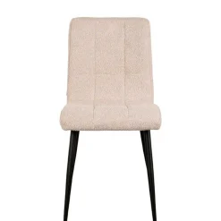 Discount Wohnen Boucle Stuhl in Beigegrau - Quinn