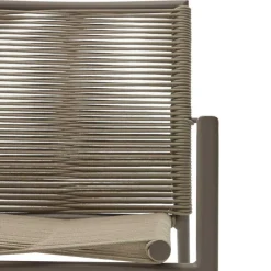 Discount Wohnen Braune Armlehnenstühle Indoor & Outdoor - Fivizano (4er Set)