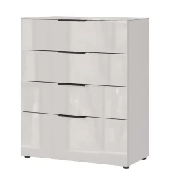 Clearance Wohnen Breite Hochkommode in Hellgrau - Aquara