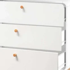 Best Wohnen Breite Kommode mit sechs Schubladen - Kolreva