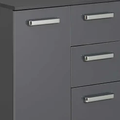 Clearance Wohnen Breiter Badezimmer-Unterschrank in Anthrazit - Colistran