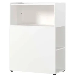 Discount Wohnen Büro Raumteiler Regal in Weiß - Sparkle