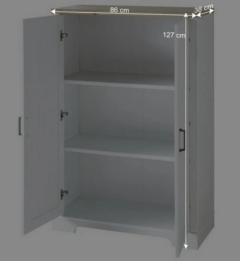 Best Wohnen Büro Schränke Set - Landhaus - Mehady (dreiteilig)