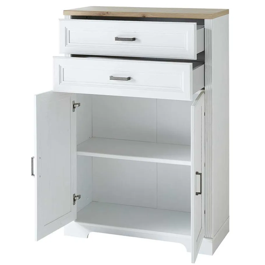 Best Wohnen Büro Schränke Set - Landhaus - Mehady (dreiteilig)