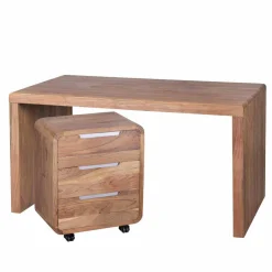 New Wohnen Bürotisch Drolivio aus Akazienholz