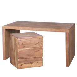 New Wohnen Bürotisch Drolivio aus Akazienholz