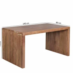 New Wohnen Bürotisch Drolivio aus Akazienholz
