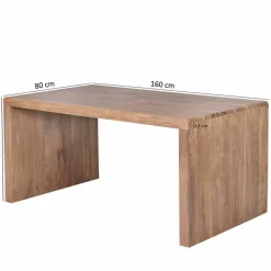 New Wohnen Bürotisch Drolivio aus Akazienholz