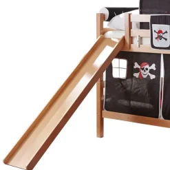Outlet Wohnen Buche Piratenzimmer Etagenbett in Natur - Caracas