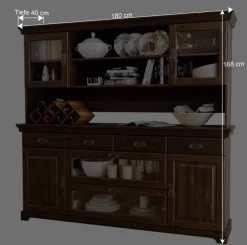 Online Wohnen Buffetschrank im Kolonialstil - Jurcavs