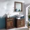 New Wohnen Bunte Badmöbel im Shabby Chic - Jamaica (dreiteilig)