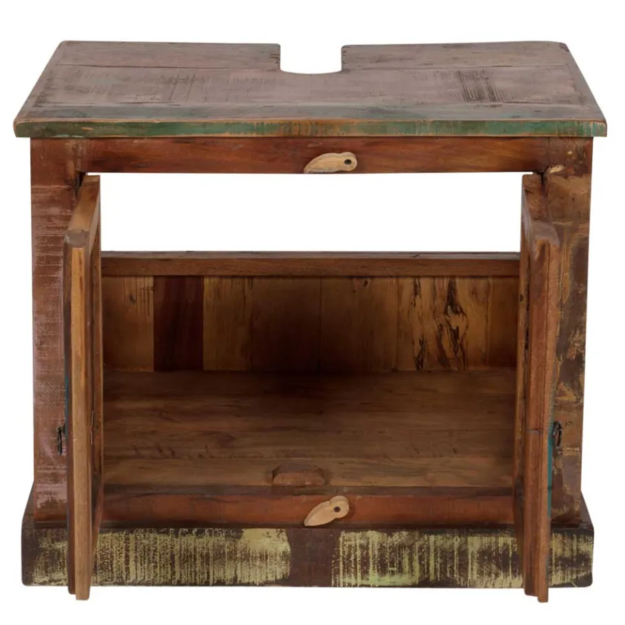 New Wohnen Bunte Badmöbel im Shabby Chic - Jamaica (dreiteilig)