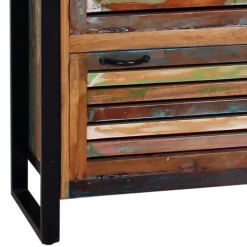 Best Wohnen Bunte Flurmöbel im Shabby Chic - Vosbadus (vierteilig)