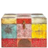 Online Wohnen Bunte Holztruhe im Orientalischen Stil - Lilano