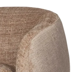 Best Wohnen Chenille Drehsessel in Beige - Anvica