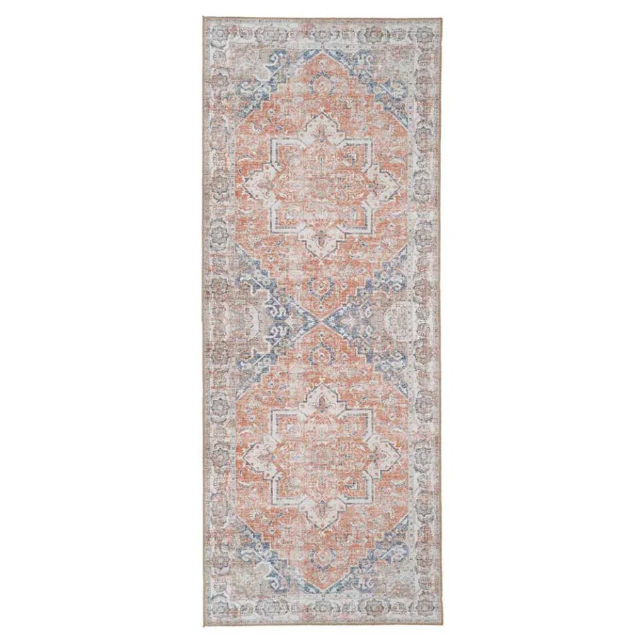 Clearance Wohnen Chenille Läufer mit hellem Orient Muster - Kyoko