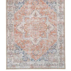Clearance Wohnen Chenille Läufer mit hellem Orient Muster - Kyoko
