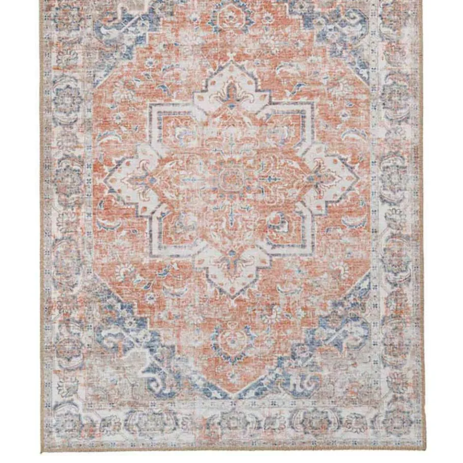 Clearance Wohnen Chenille Läufer mit hellem Orient Muster - Kyoko