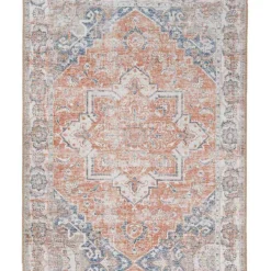 Clearance Wohnen Chenille Läufer mit hellem Orient Muster - Kyoko