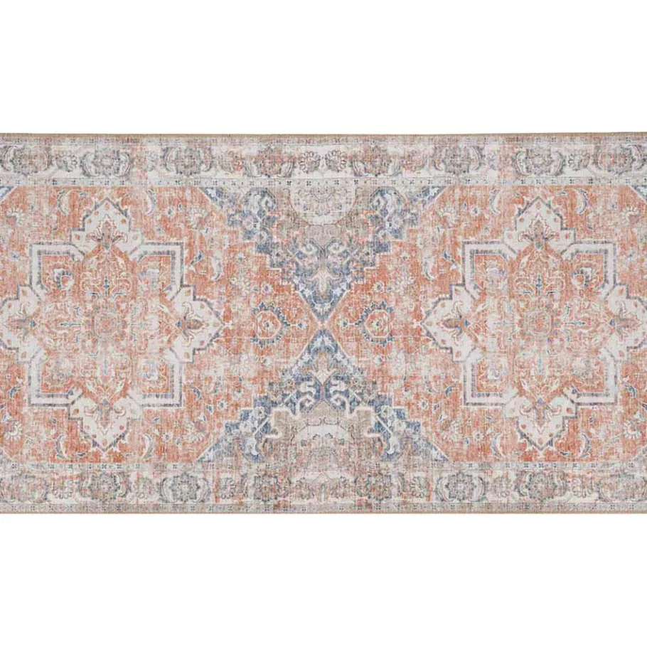 Clearance Wohnen Chenille Läufer mit hellem Orient Muster - Kyoko