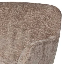 Discount Wohnen Chenille Schreibtischstuhl in Taupe - Vorius
