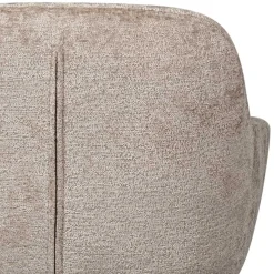 Discount Wohnen Chenille Schreibtischstuhl in Taupe - Vorius