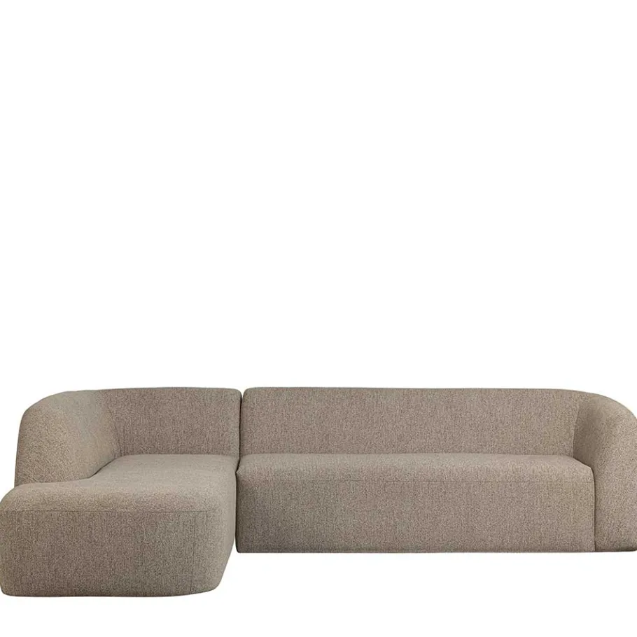 Hot Wohnen Chenille Sofaecke in Beige - Jaturna