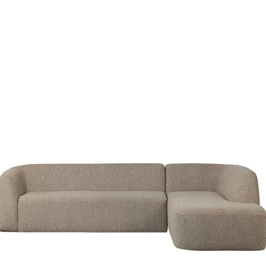 Hot Wohnen Chenille Sofaecke in Beige - Jaturna