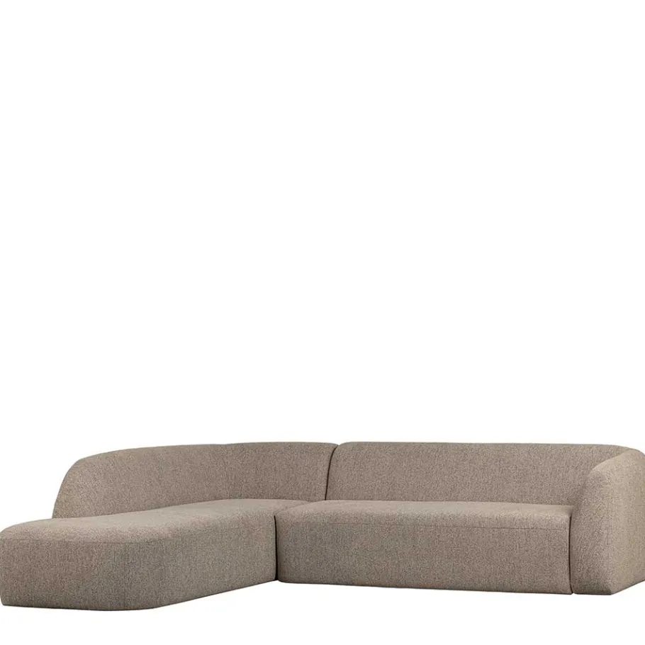Hot Wohnen Chenille Sofaecke in Beige - Jaturna
