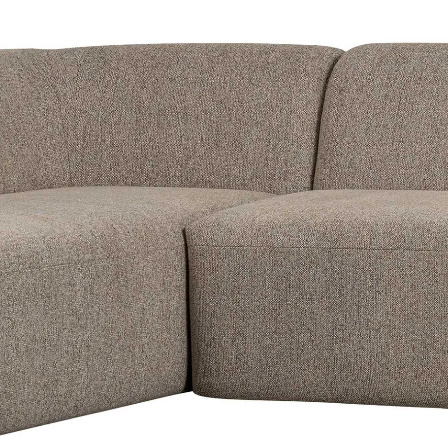 Hot Wohnen Chenille Sofaecke in Beige - Jaturna