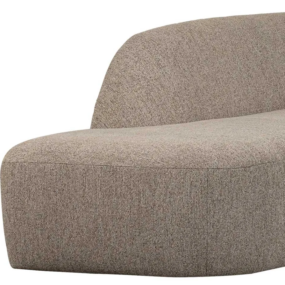 Hot Wohnen Chenille Sofaecke in Beige - Jaturna
