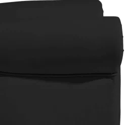 Online Wohnen Chesterfield Polstersessel in Schwarz Kunstleder - Centurion
