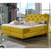 Outlet Wohnen Chesterfieldbett in Currygelb Stoff - Friscura