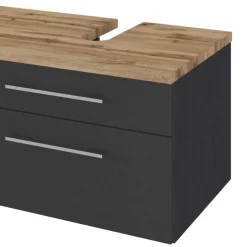 Best Wohnen 120cm Beckenschrank für 2 Waschbecken - Estregos I
