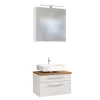 Outlet Wohnen 60cm Beckenschrank für die Wand - Enwicos (zweiteilig)