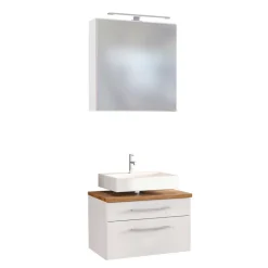 Outlet Wohnen 60cm Beckenschrank für die Wand - Enwicos (zweiteilig)