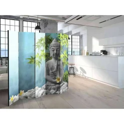 Clearance Wohnen 225cm breite Trennwand mit Buddha Motiv - Yulandra