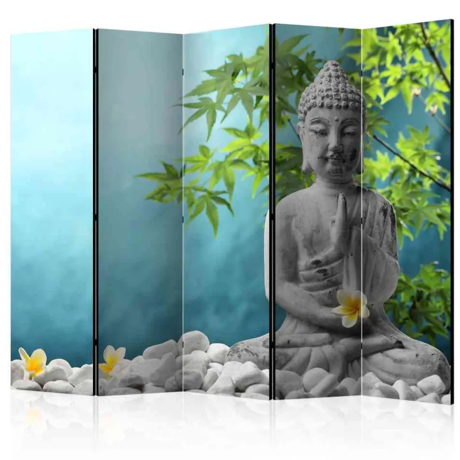 Clearance Wohnen 225cm breite Trennwand mit Buddha Motiv - Yulandra