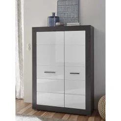 Online Wohnen 250cm breite TV Wohnwand modern - Istensa I (dreiteilig)